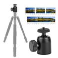 thumbnail image 3 of Camera Ball Head, 2kg Load Bearing Rubber Pad Monopod Ball Head Vertical Rotation Aluminum Alloy Prevent Scratch  For Mirrorless Camera, 3 of 8