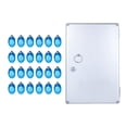 thumbnail image 3 of Armario para Llaves, Caja de Seguridad, Soporte de Pared, Organizador de Llaves, Caja de Almacenamiento de Llaves para Empleados de Oficina, Estuche D 215x55x325cm24Etiqueta, 3 of 8
