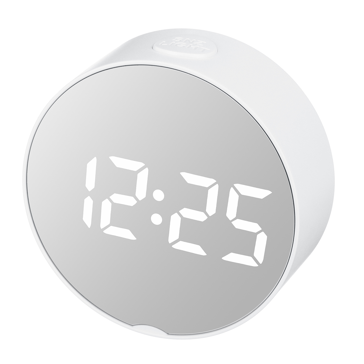 LED Mirror Alarm Clock Digital Alarm Clock with Dimmer, Snooze
