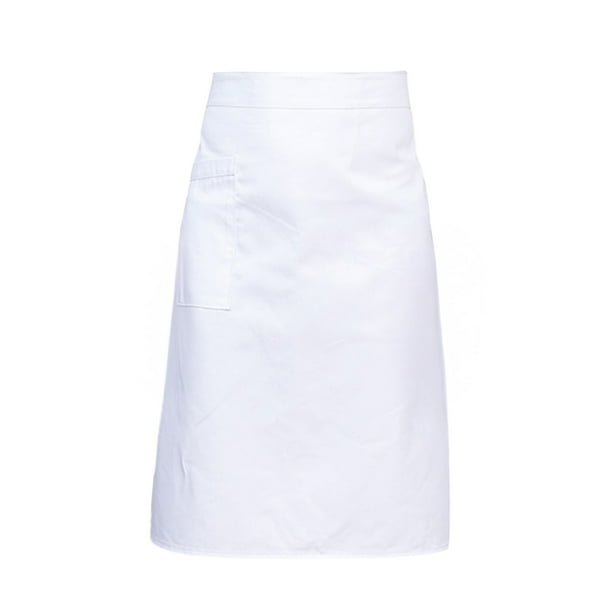 Delantal impermeable de poliéster con correas ajustables y bolsillo. Resistente a las manchas. Ropa de trabajo para cocina.