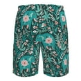 thumbnail image 6 of Disketp Men'S Swim Trunks Hawaiian Breathable Surf Beach Swimsuits Mesh Lining Beach Shorts With Pockets-Lephants In The Jungle, 6 of 9
