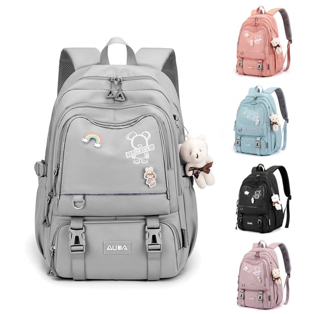 Cute gray backpack new arrivals