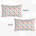 thumbnail image 4 of Kdxio Cotton Pillow Cases 20"x30" Pillowcases,Soft and Breathable Bedroom Pillow Cases-Colorful Rabbit, 4 of 8