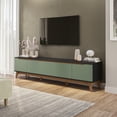 thumbnail image 1 of Mueble TV 85" Kappesberg 218cm con 3 Puertas Negro/Verde, 1 of 10