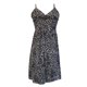 thumbnail image 4 of ICHUANYI Clearance Women's Casual V-Neck Printed Dress Fold Spaghetti Steap Long Dress(Gray, S) ICHUANYI WER2023080811900, 4 of 6
