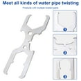 Sink Wrench Sink Strainer Wrench Tiny Spanner Essential Tool for Faucet