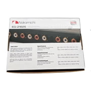 Nakamichi EQZ1825 7 Band 1 Din Space Car Audio Stereo Equalizer with Sub Out Plus Four Channel Control
