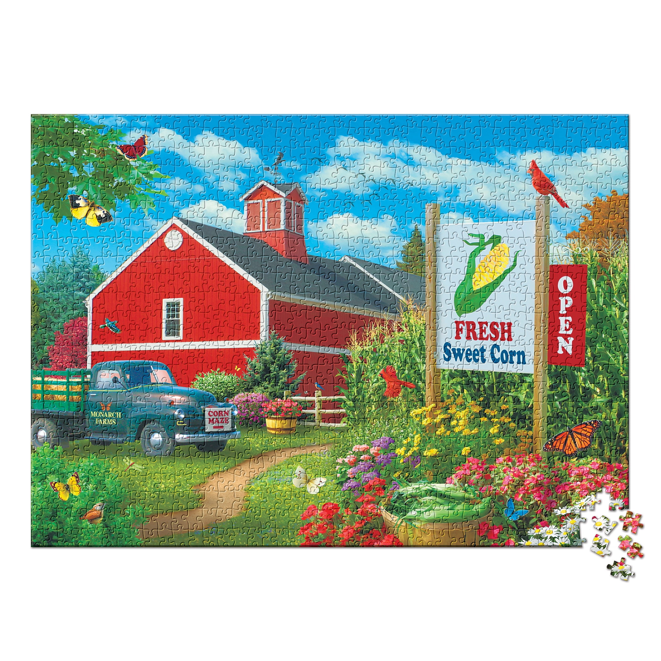 Otter House 1000 Piece Landscape Jigsaw Puzzle Country Life