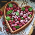 thumbnail image 4 of CHEFMADE Heart-Shaped Carbon Steel Cake Pan, 8-inch Non-Stick Food Bowl Bakeware for Oven Baking (Champagne Gold), 4 of 8