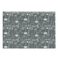 thumbnail image 1 of Winter Cutting Board, Monochrome Composition with Blizzard Romantic January, Decorative Tempered Glass Cutting and Serving Board, Large Size, Charcoal Grey White, by Ambesonne, 1 of 1