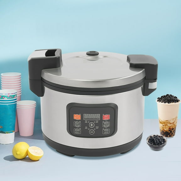 12L 110V Commercial Pearl Cooker, Automatic Pearl Maker 12L Bubble Tea Cooker 1850W for Milk Tea Shops