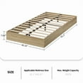 thumbnail image 2 of Solid Wood Platform Bed Frame, Floor-Standing, No Headboard, No Box Spring Needed, Noise-Free, Easy Assembly, Minimalist Modern Design for Small Spaces, TWIN XL, Natural, 2 of 8