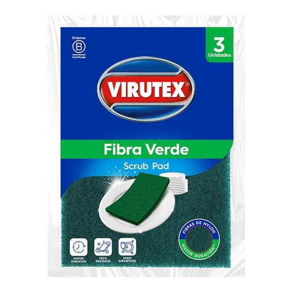 Fibra Multisuperficie Virutex 3 piezas