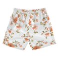 thumbnail image 7 of FORMRS Boys Swim Trunks Quick Dry Mesh Liner Boardshorts Sizes XS-XL, Orange Floral Blooms, 7 of 7