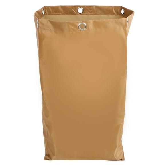 ULTNICE 1Pack Rolling Cleaning Bag Replacement Janitorial Cart Bag Coffee Oxford Cloth For Housekeeping Caddy