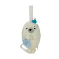 thumbnail image 1 of Bolso bandolera de peluche con forma de foca kawaii, divertido bolso de hombro para ir de compras, viajar o fiestas. Blanco S, 1 of 5