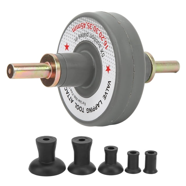 Accesorio de herramienta de lapeado de válvulas con 5 placas de succión de 1000 rpm a 1250 rpm universal para rectificar motores pequeños Jadeshay A