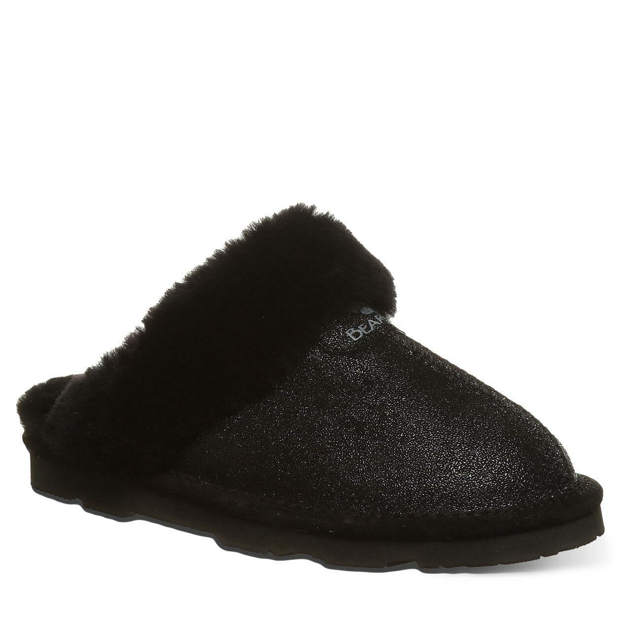 Bearpaw Women's Loki Exotic Slippers | Black Caviar | Size 8