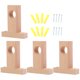 thumbnail image 1 of ColoMX 4 Uds., soporte para barras de cortina de madera, poste para cortina, toallero, soporte para barra de cortina, 1 of 6
