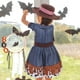 thumbnail image 5 of juego de disfraz de vaquera para niñas, disfraz de juego de rol, vestido de vaquera, atuendo occidental para Halloween, fiestas de cumpleaños, eventos temáticos, talla M, 5 of 8