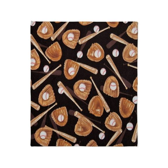 CafePress - Baseball Equipment Throw Blanket - Soft Fleece Throw Blanket, 50"x60" for All Ages