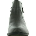 thumbnail image 3 of Sun + Stone Womens Abby Faux Suede Block Heel Ankle Boots, 3 of 3