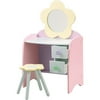 Guidecraft Daisy Vanity with Stool & Mirror