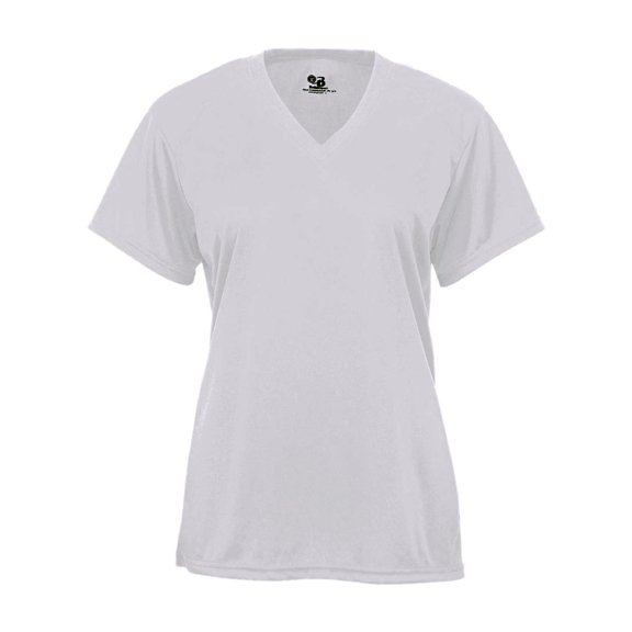 B-Core V-Neck Youth Tee - Silver S