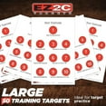 thumbnail image 6 of 50 EZ2C Targets Style 17: Dot Torture Training Drill Paper Targets 11"x17"Tear-off Pad of 50, 6 of 7