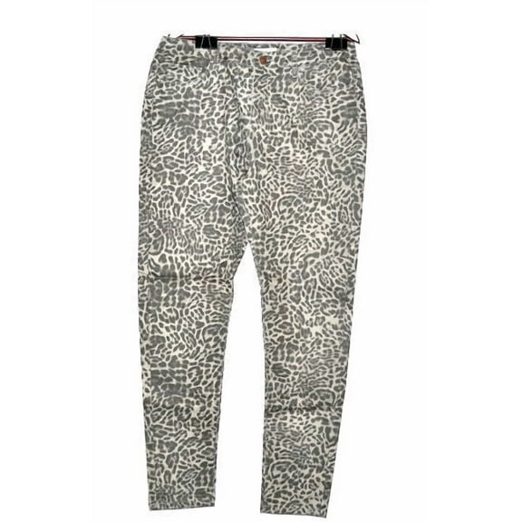 K. Jordan Women's Colored Denim Skinny Pants in  Leopard - 18