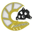 thumbnail image 2 of Acerbis X-Brake Vented Front Disc Cover with Mounting Kit Yellow/White with Black Mount, 2 of 3