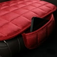 thumbnail image 4 of Bxaolu Seat Covers, 2 PCS Car Seat Protector Cushion Pad with Storage Pocket, Breathable Anti-Slip Auto Front Seat Cover for Vehicle and Office (Red, 18.9x20 Inch), 4 of 6