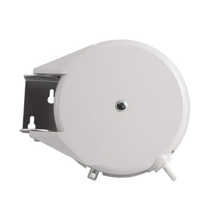SecureLine 20 Foot Retractable Clothes Line. Made of Durable White Plastic.