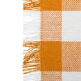 thumbnail image 3 of DII Heavyweight Check Fringe Table Runner, 3 of 4
