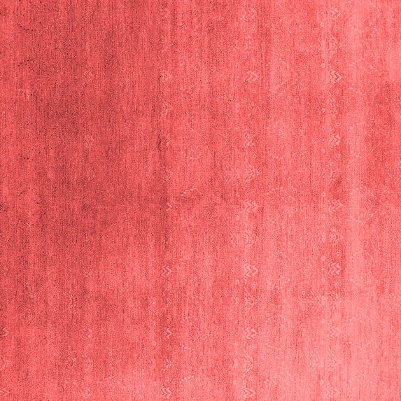 Ahgly Company Indoor Square Oriental Red Industrial Area Rugs, 6' Square