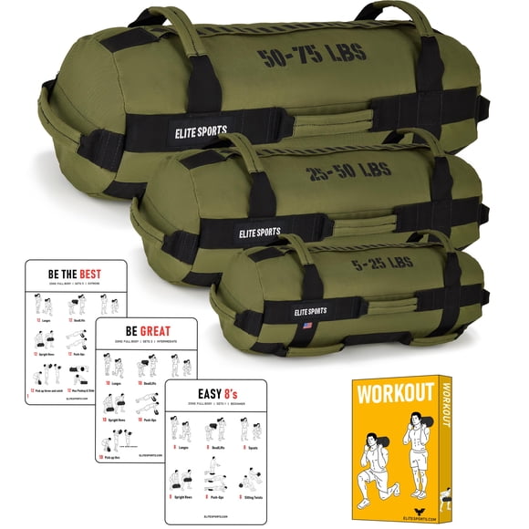 Workout Sandbag Elite Sports, versátil y de entrenamiento intensivo