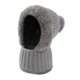 thumbnail image 4 of Gorro de invierno para mujer, gorro de protección, ideal para viajar y andar en bicicleta en climas fríos. Gris, 4 of 9