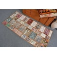 thumbnail image 4 of Patchwork Rug, Vintage Rug, 2.2x4.8 ft Small Rug, Turkish Rug, Anatolian Rugs, Rugs For Entry, Beige Oriental Rug, Small Boho Rug,, 4 of 10