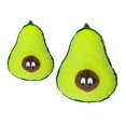 thumbnail image 1 of MPP Avocado Dog Toys Plush Stuffed Smiling Food Squeaker Choose Size 7" or 14" (Large - 14"), 1 of 1