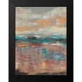 thumbnail image 2 of Goldberger, Jennifer 15x18 Black Modern Framed Museum Art Print Titled - Teal Sunset II, 2 of 5