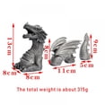 thumbnail image 3 of 3PCS/Set Garden Dragon Statues Decoration, Resin Dragon Sculpture Garden Decor， Dragon Figure Landscaping Ornament, for Home Indoor Outdoor Garden Courtyard Lawn Yard Gift, 3 of 5
