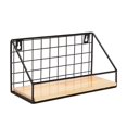 thumbnail image 1 of Wrought Iron Floating Shelves Wall Mounted Storage Rack Bedroom Wall Shelf Punch-Free Rack, 1 of 5