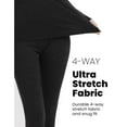 thumbnail image 3 of Womens 100% Merino Wool Base Layer Pants for Ski Hiking Thermal Underwear Bottom, 3 of 6