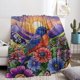 thumbnail image 2 of Adorable manta de franela de conejo: suave, acogedora, ligera, mullida y cálida, perfecta para sofá, cama, viajes y uso al aire libre, para hombres, mujeres, adultos, niños y niñas, 60 x 50 pulgadas, 2 of 8