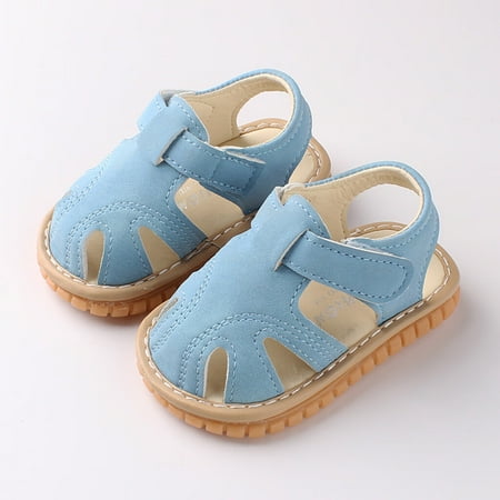 

〖CFXNMZGR〗Toddler Shoes Baby Boys Sandals Soft Walkers Sole Girls Roman Shoes First Baby Shoes