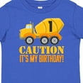 thumbnail image 4 of Inktastic 1st Birthday Construction Truck Cement Mixer Boys or Girls Baby T-Shirt, 4 of 5