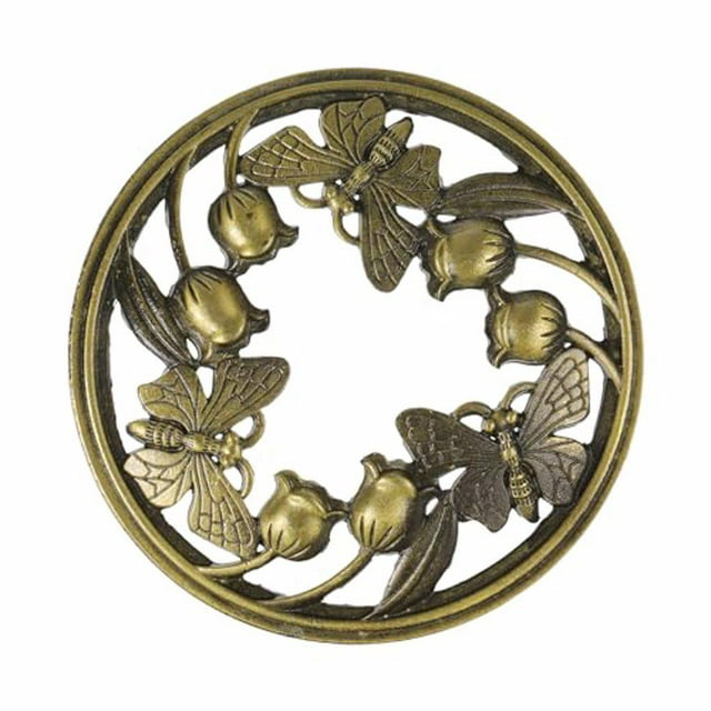 Matsuzay Agregue elegancia a la colección de velas con tapas decorativas para velas Adorno de con flor de mariposa Cubiertas para muebles de jardín
