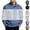 Navy, variant on Cmfcve Men's Henley Mock Neck Sweatshirt Casual Pullover Snap Button Jacket Shirts Oversized Long Sleeve Fall Top
