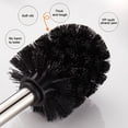 thumbnail image 3 of Inteprter Escobilla de baño ABS inoxidable Portaescobillas Antideslizante Accesorios de limpieza de baño Juegos de accesorios de baño No.01 Inteprter HA000210-01, 3 of 6