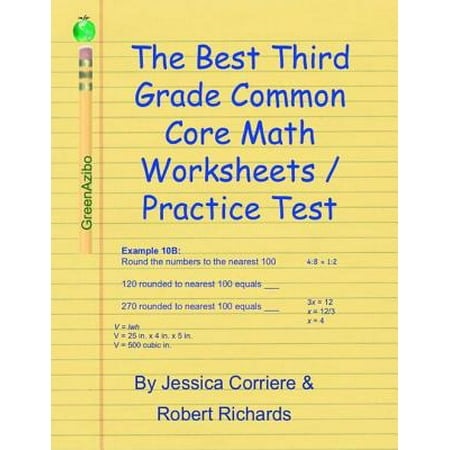 The Best Third Grade Common Core Math Worksheets / Practice Tests - (Best Cissp Practice Tests)